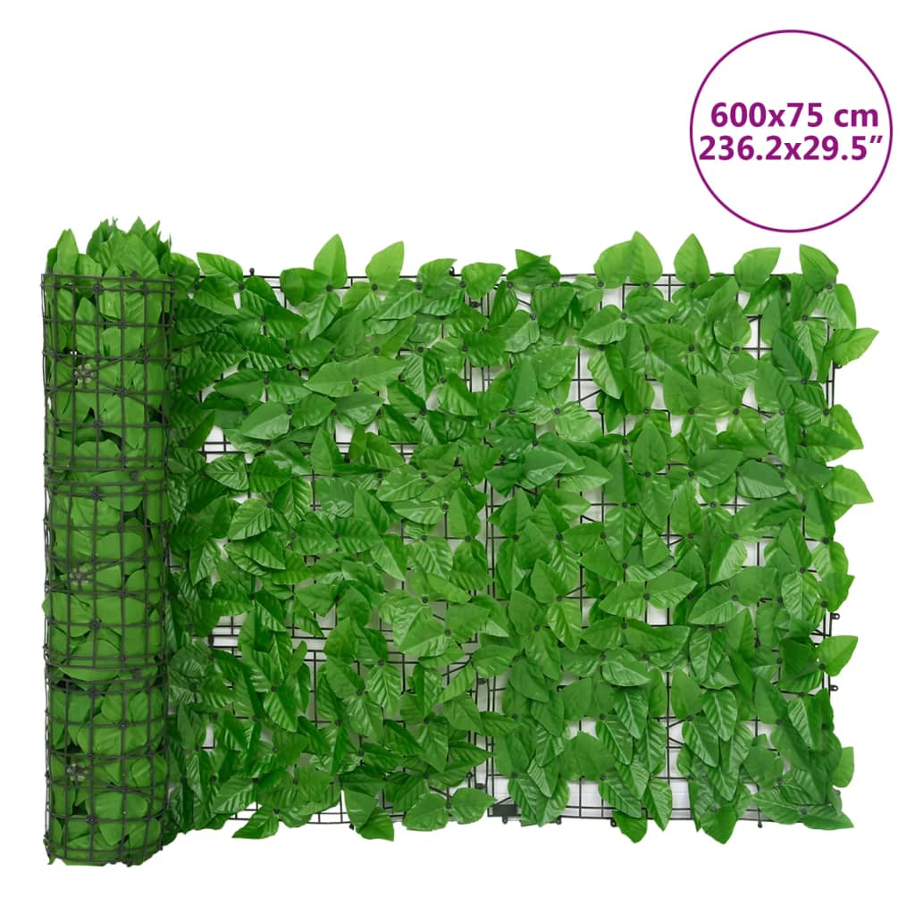 8721012468382_g_en_hd_5 vidaXL Balcony Privacy Screen with Green Leaves 600x75 cm - Image 6