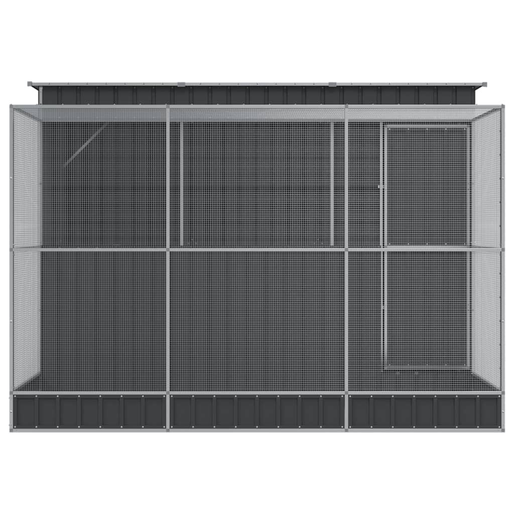 8721012468429_g_en_hd_2 vidaXL Aviary with Extension Silver 290x303x216 cm Steel - Image 4