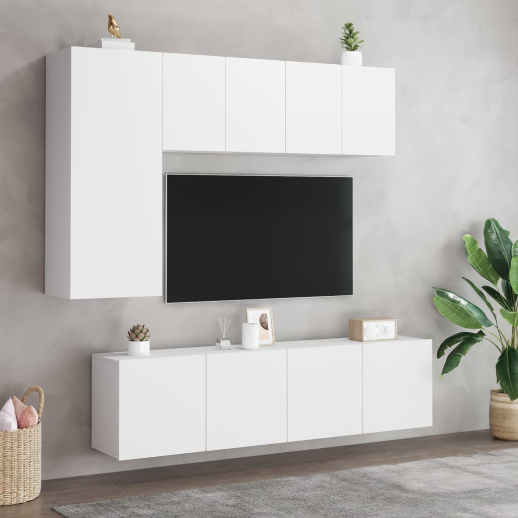 8721012468795_g_en_hd_1 vidaXL 5 Piece TV Wall Units White Engineered Wood - Image 4