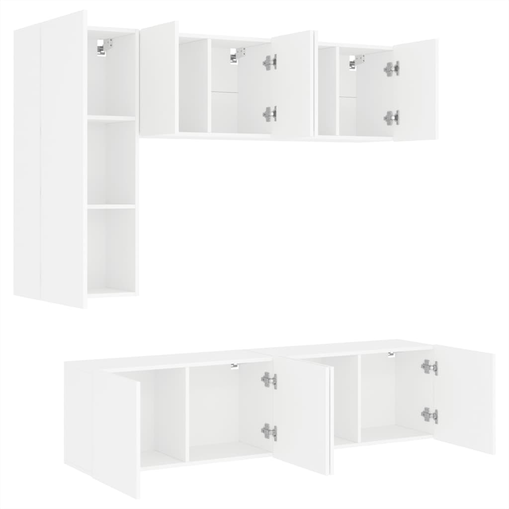 8721012468795_g_en_hd_2 vidaXL 5 Piece TV Wall Units White Engineered Wood - Image 5