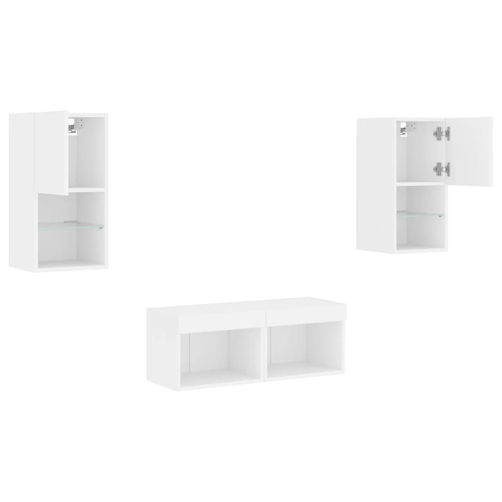 8721012469846_g_en_hd_4 vidaXL 4 Piece TV Wall Cabinets with LED Lights White - Image 7