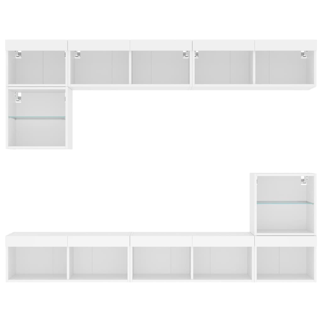 8721012470835_g_en_hd_4 vidaXL 8 Piece TV Wall Units with LED White Engineered Wood - Image 7