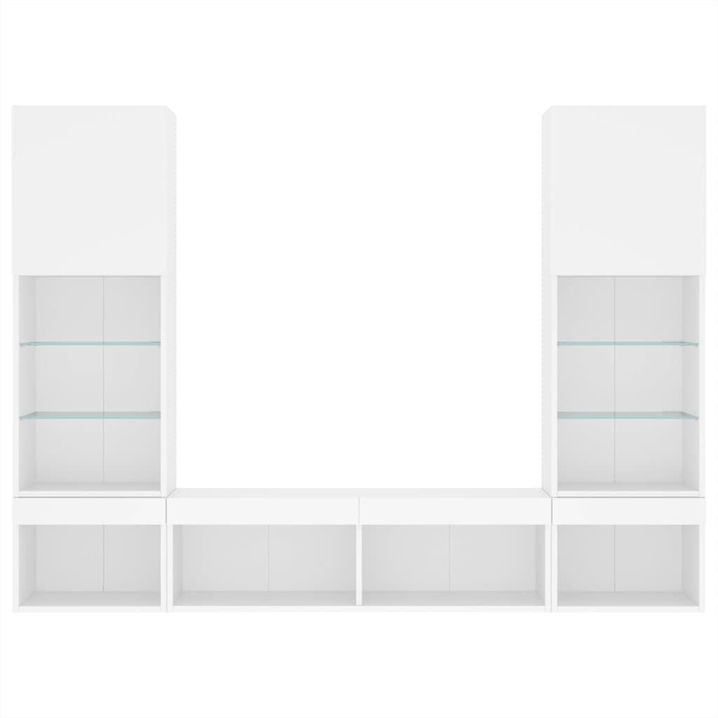 8721012471054_g_en_hd_5 vidaXL 5 Piece TV Wall Units with LED White Engineered Wood - Image 8