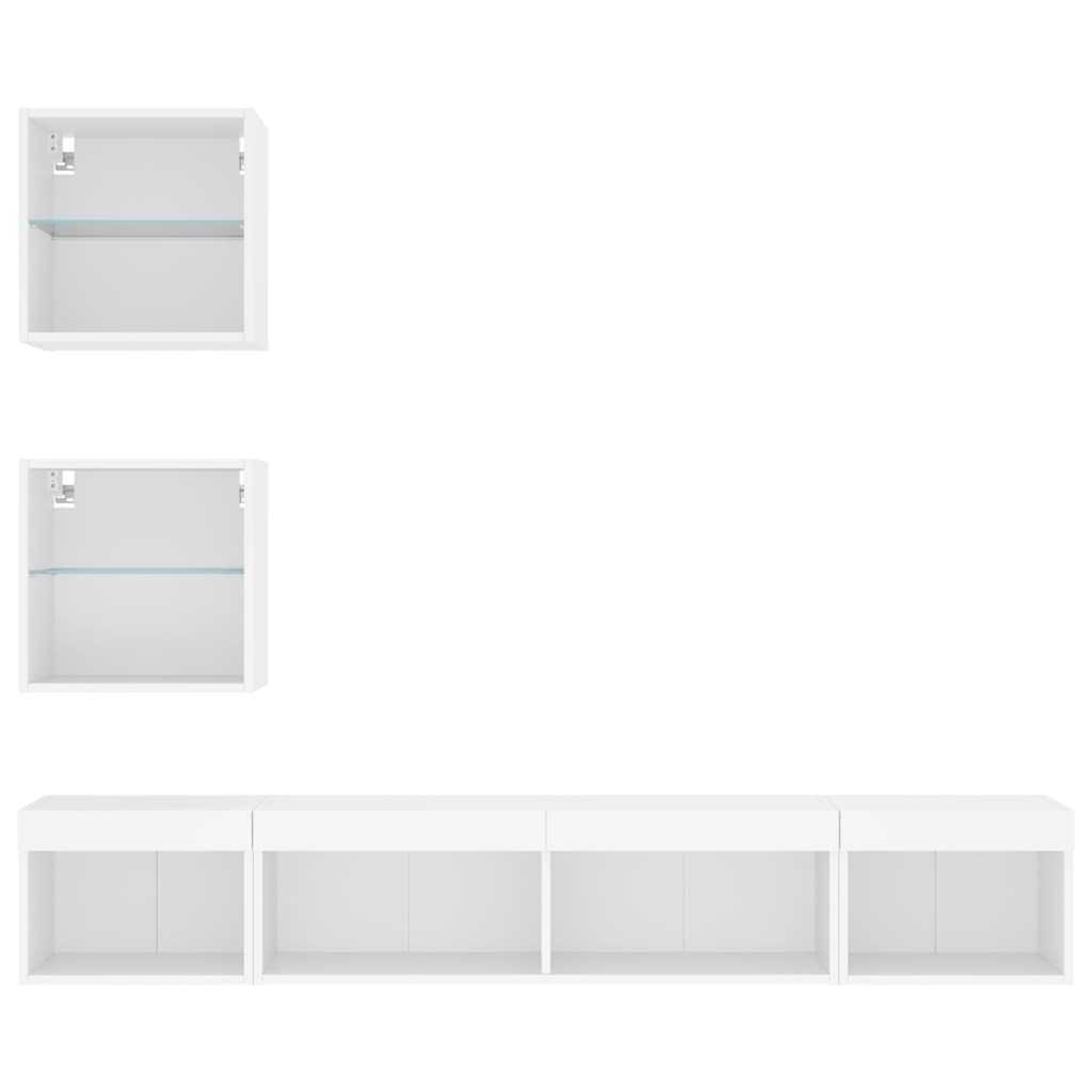 8721012471122_g_en_hd_4 vidaXL 5 Piece TV Wall Units with LED White Engineered Wood - Image 7