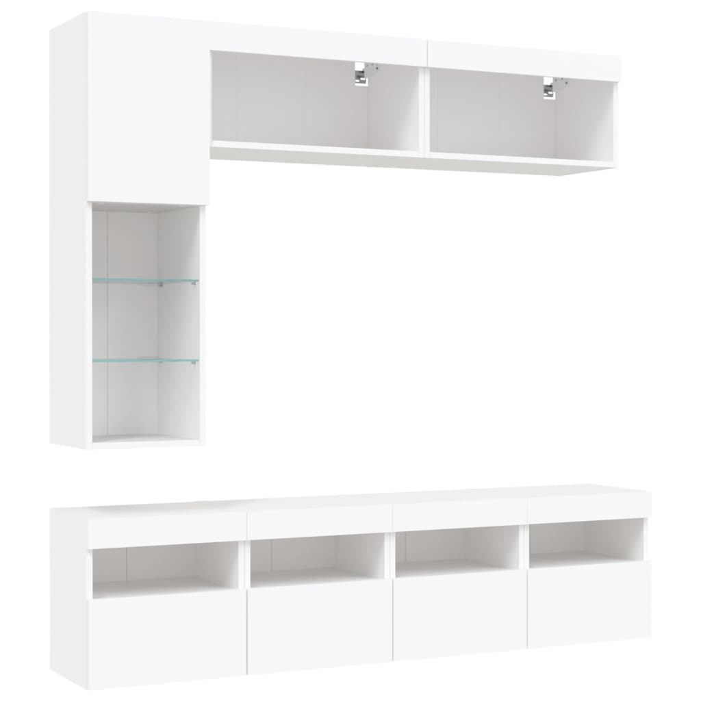 8721012471726_g_en_hd_1 vidaXL 7 Piece TV Wall Cabinet Set with LED Lights White - Image 4