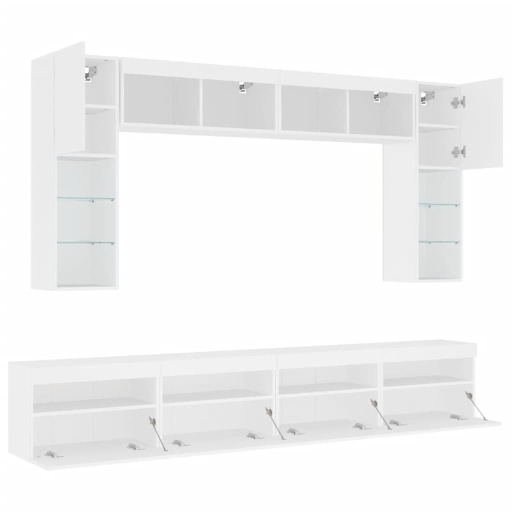 8721012471795_g_en_hd_4 vidaXL 8 Piece TV Wall Cabinet Set with LED Lights White - Image 7