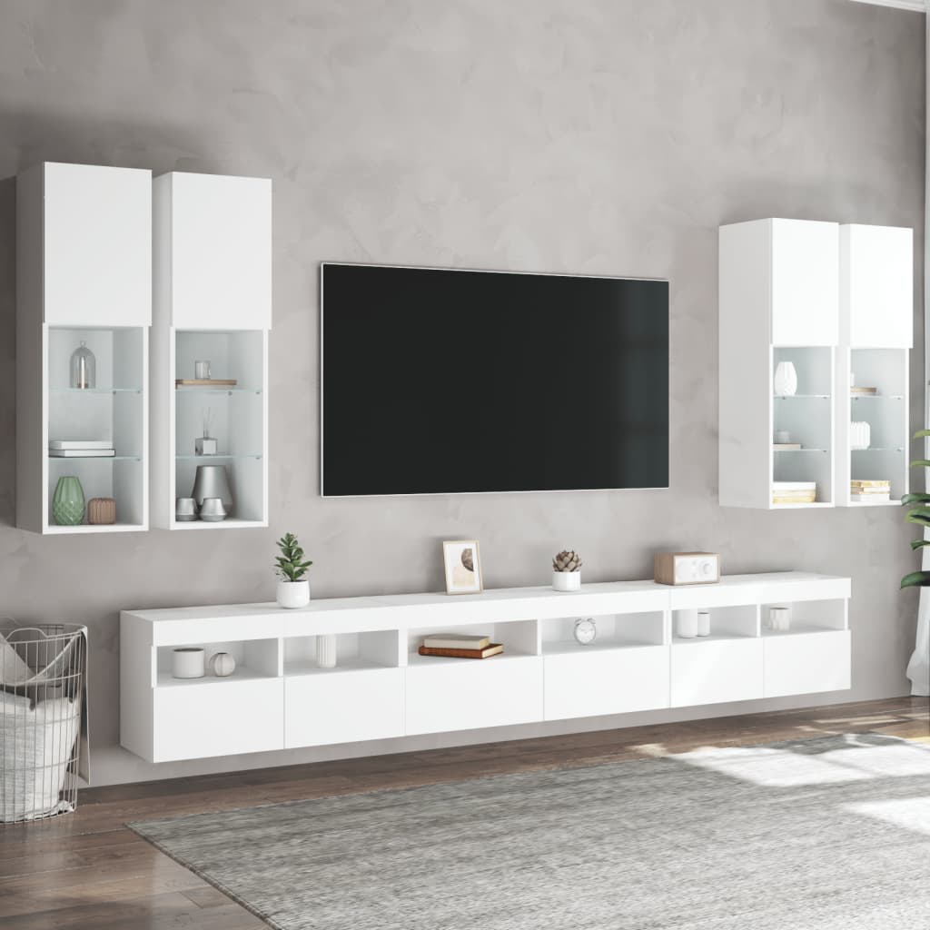8721012471931_g_en_hd_2 vidaXL 7 Piece TV Wall Cabinet Set with LED Lights White - Image 5