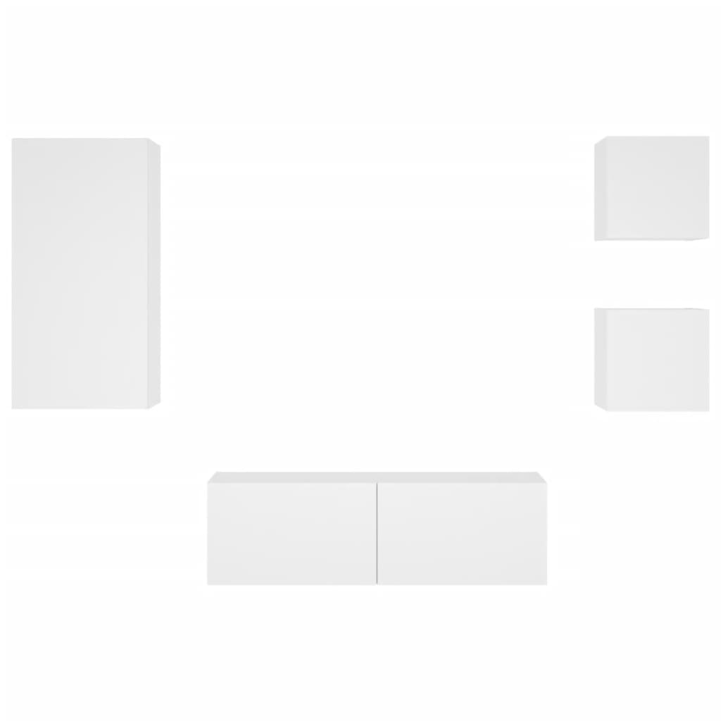 8721012472969_g_en_hd_5 vidaXL 4 Piece TV Wall Cabinets with LED Lights White - Image 8