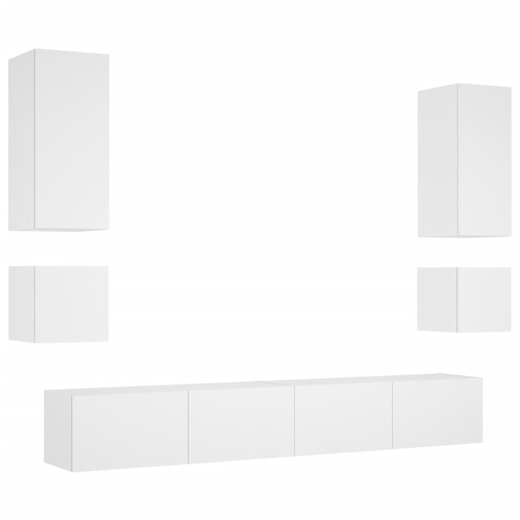 8721012473034_g_en_hd_1 vidaXL 6 Piece TV Wall Cabinets with LED Lights White - Image 4