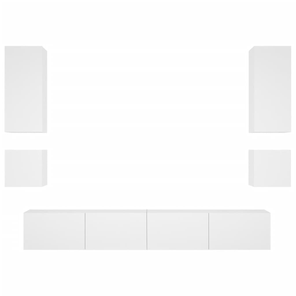 8721012473034_g_en_hd_5 vidaXL 6 Piece TV Wall Cabinets with LED Lights White - Image 8