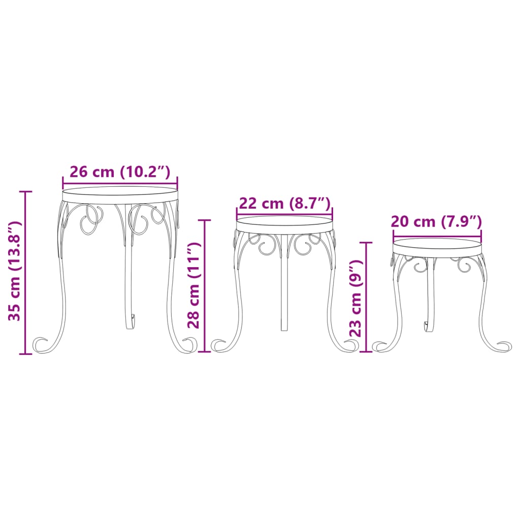 8721012473782_g_en_hd_7 vidaXL Plant Stands 3 pcs Terracotta Ceramic - Image 9