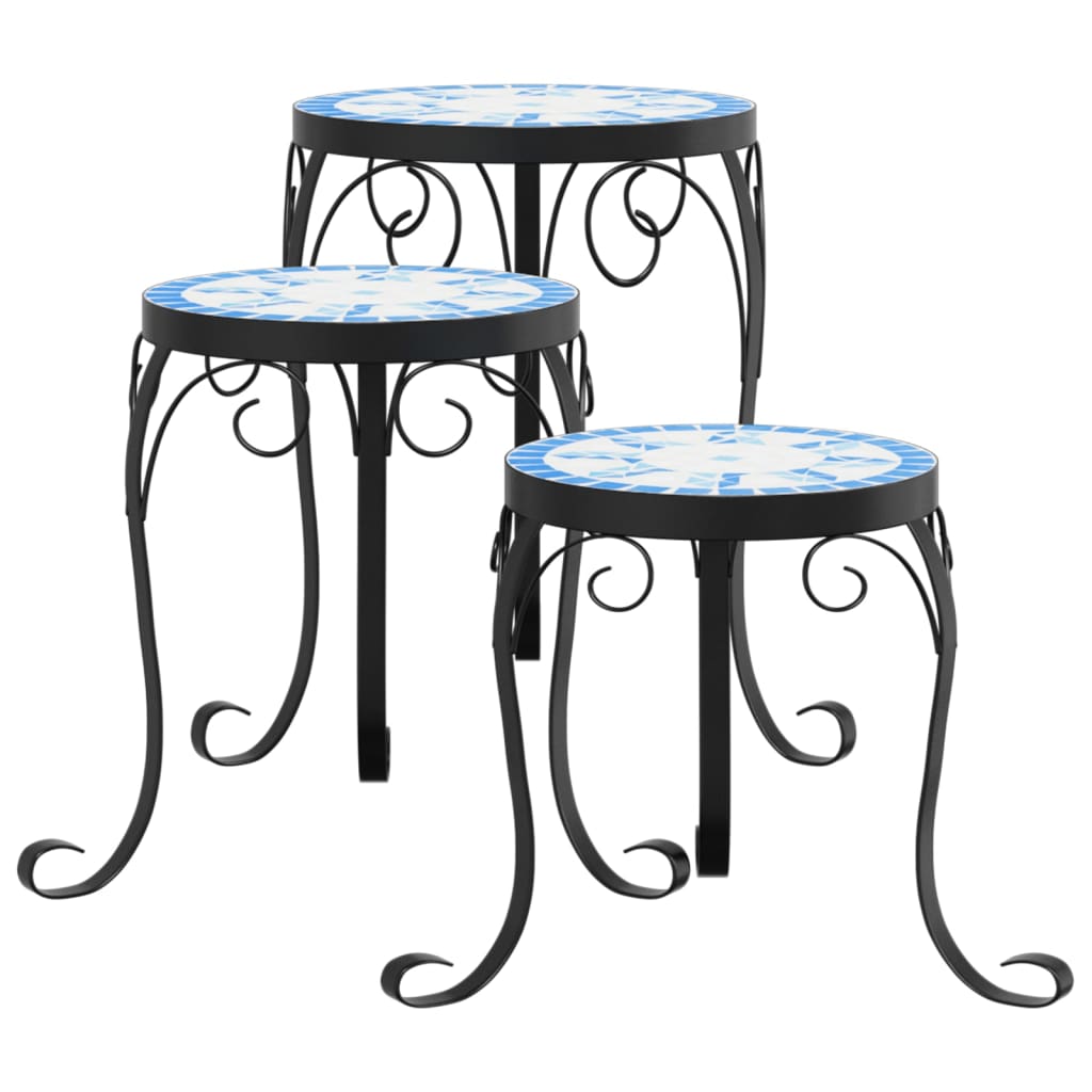 8721012473799_a_en_hd_1 vidaXL Plant Stands 3 pcs Blue and White Ceramic - Image 2