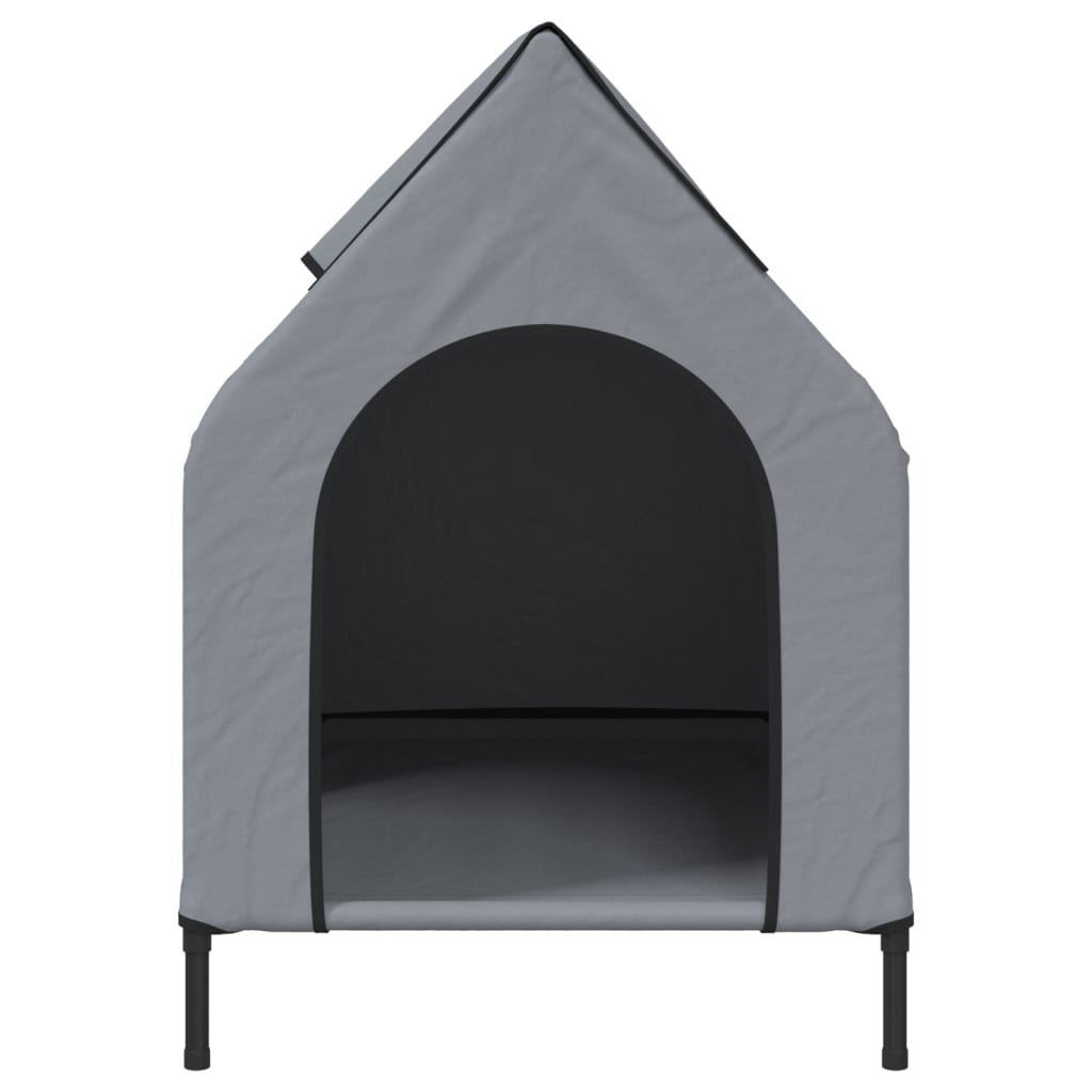 8721012474574_g_en_hd_2 vidaXL Dog House Light Grey Oxford Fabric and Steel - Image 4