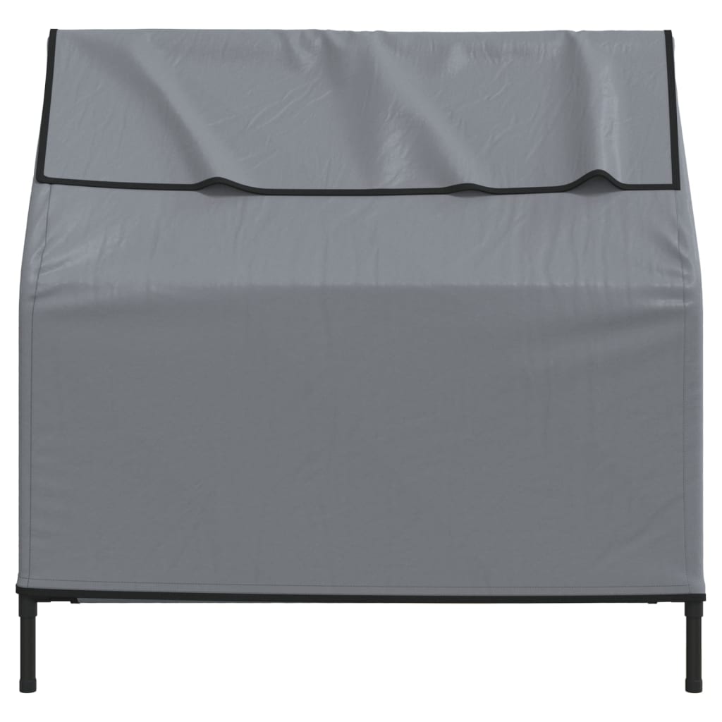 8721012474574_g_en_hd_3 vidaXL Dog House Light Grey Oxford Fabric and Steel - Image 5