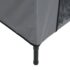 vidaXL Dog House Light Grey Oxford Fabric and Steel - Image 9