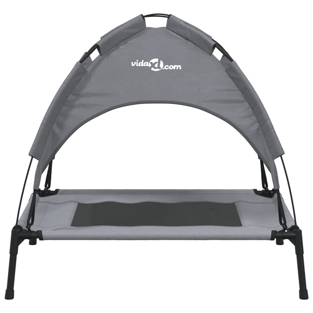 8721012474598_g_en_hd_2 vidaXL Dog Bed with Canopy Anthracite Oxford Fabric and Steel - Image 4