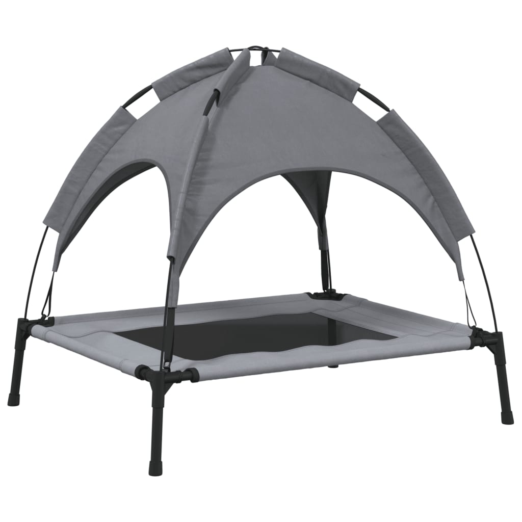 8721012474598_g_en_hd_4 vidaXL Dog Bed with Canopy Anthracite Oxford Fabric and Steel - Image 6