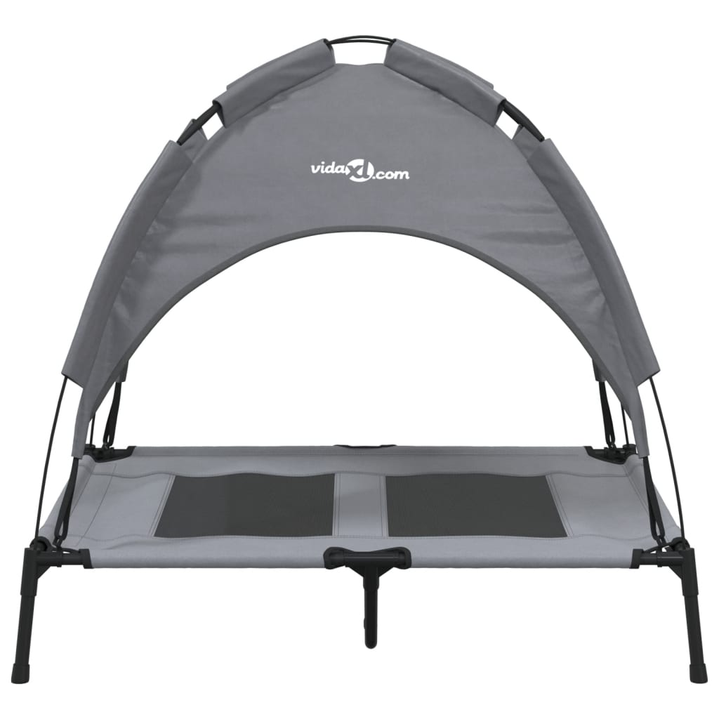 8721012474604_g_en_hd_2 vidaXL Dog Bed with Canopy Anthracite Oxford Fabric and Steel - Image 4