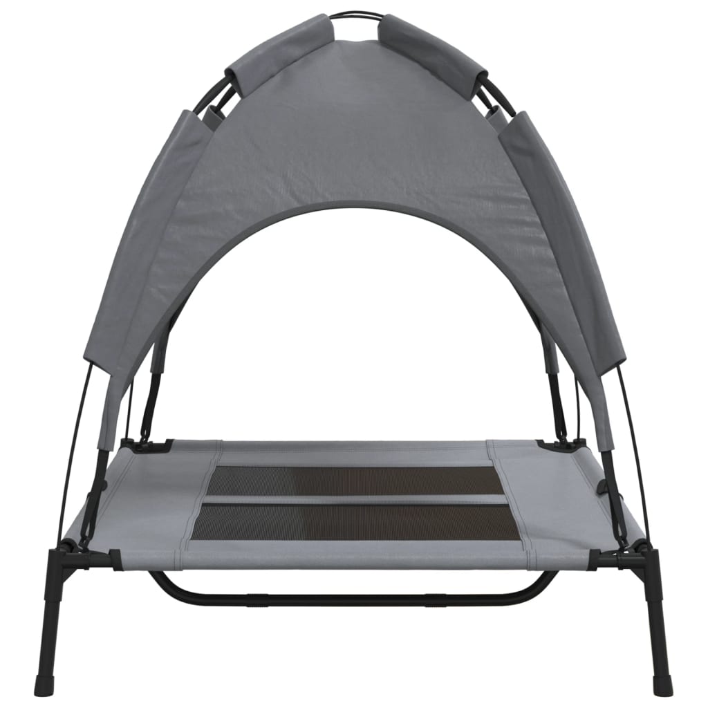 8721012474604_g_en_hd_3 vidaXL Dog Bed with Canopy Anthracite Oxford Fabric and Steel - Image 5
