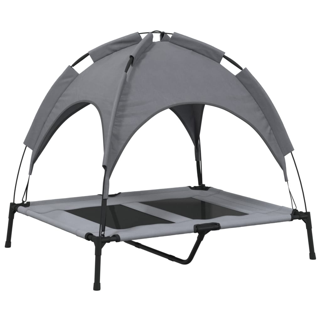 8721012474604_g_en_hd_4 vidaXL Dog Bed with Canopy Anthracite Oxford Fabric and Steel - Image 6