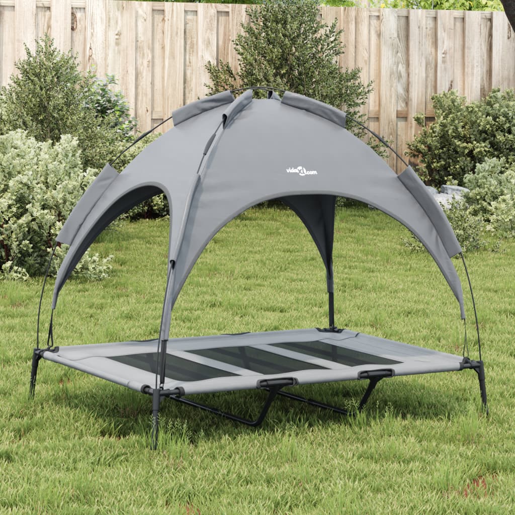 8721012474611_g_en_hd_1 vidaXL Dog Bed with Canopy Anthracite Oxford Fabric and Steel - Image 3