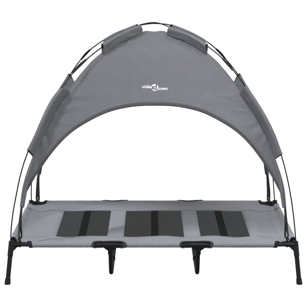 8721012474611_g_en_hd_2 vidaXL Dog Bed with Canopy Anthracite Oxford Fabric and Steel - Image 4