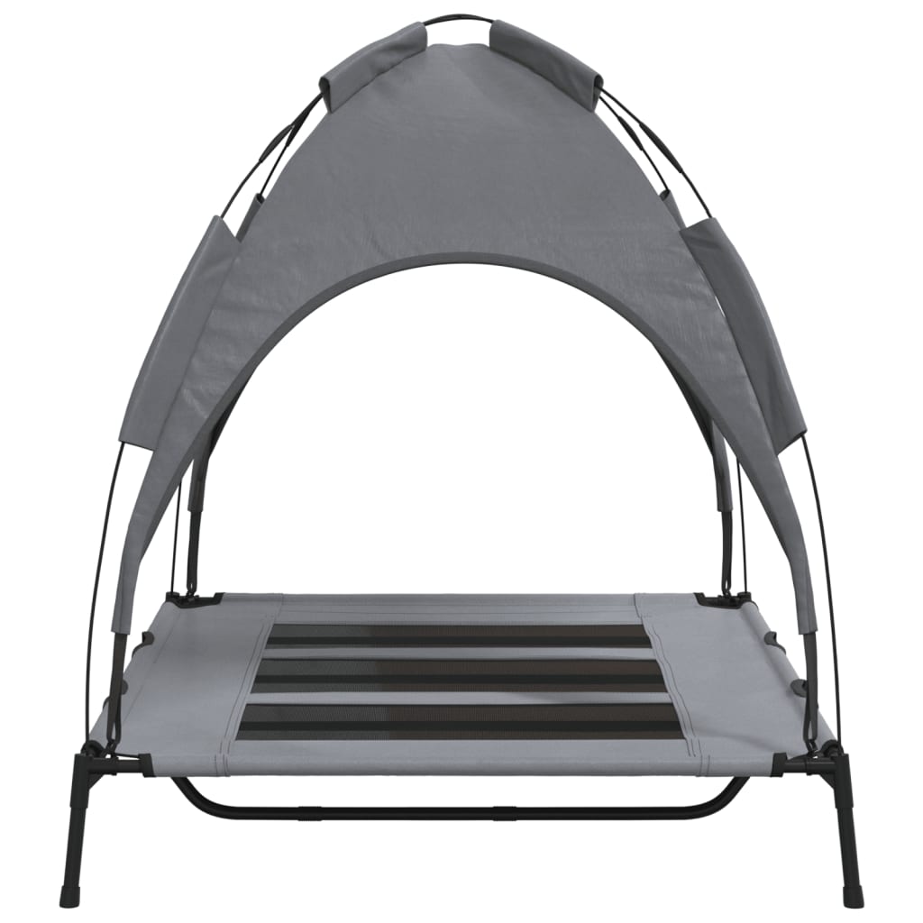 8721012474611_g_en_hd_3 vidaXL Dog Bed with Canopy Anthracite Oxford Fabric and Steel - Image 5