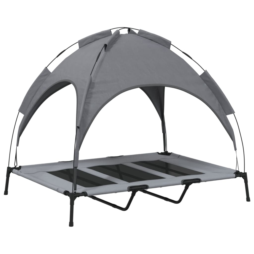 8721012474611_g_en_hd_4 vidaXL Dog Bed with Canopy Anthracite Oxford Fabric and Steel - Image 6
