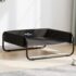 vidaXL Elevated Dog Bed Anthracite Oxford Fabric and Steel