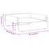 vidaXL Elevated Dog Bed Anthracite Oxford Fabric and Steel - Image 9