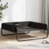 vidaXL Elevated Dog Bed Anthracite Oxford Fabric and Steel
