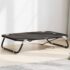 vidaXL Dog Bed Foldable Anthracite Oxford Fabric and Steel - Image 2