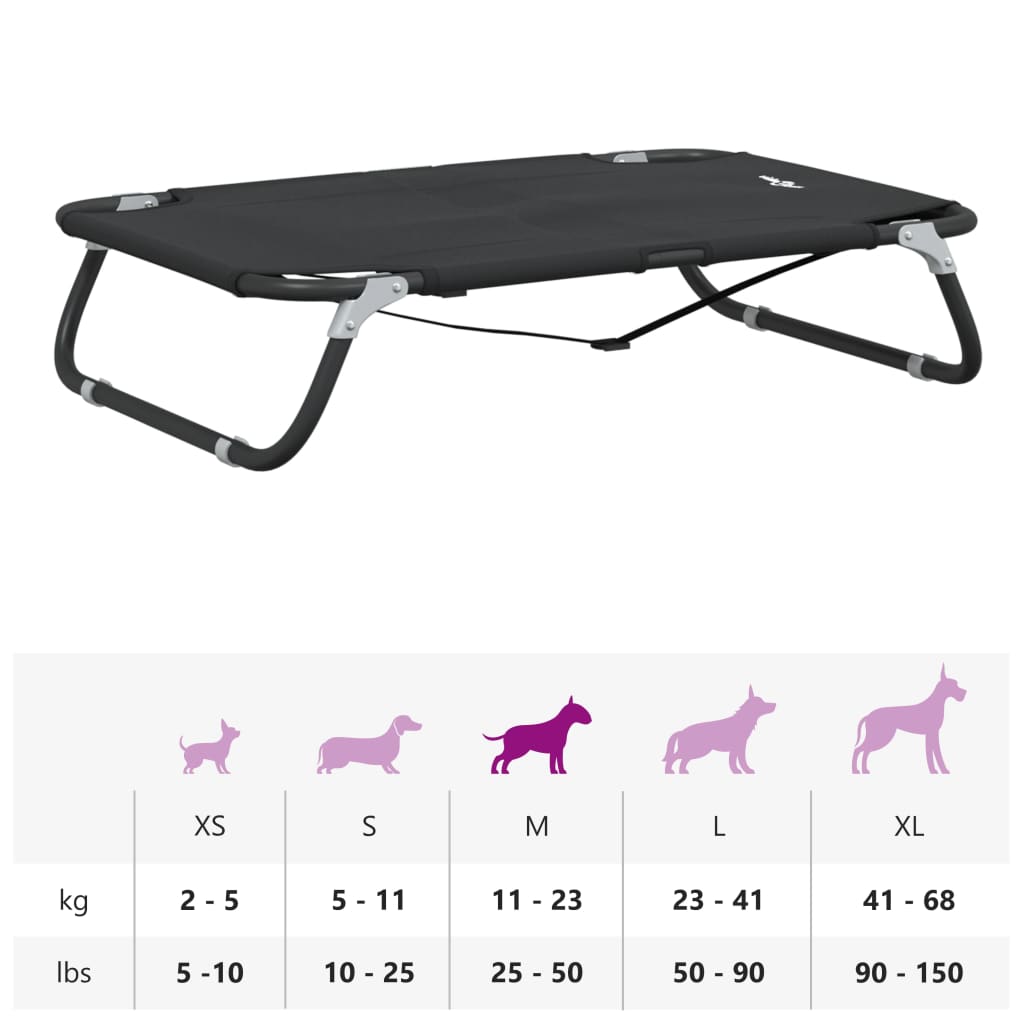 8721012474703_g_en_hd_10 vidaXL Dog Bed Foldable Anthracite Oxford Fabric and Steel - Image 11