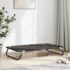 vidaXL Dog Bed Foldable Anthracite Oxford Fabric and Steel - Image 3