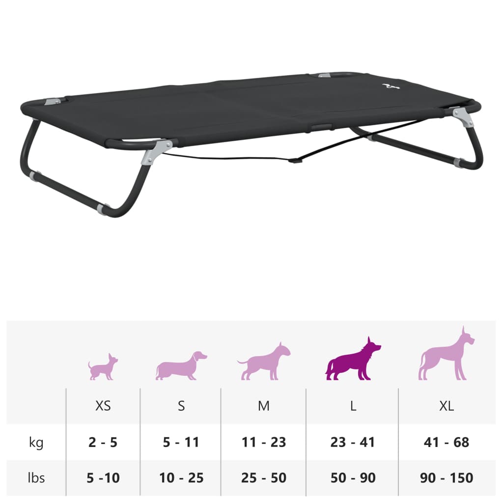 8721012474710_g_en_hd_9 vidaXL Dog Bed Foldable Anthracite Oxford Fabric and Steel - Image 11