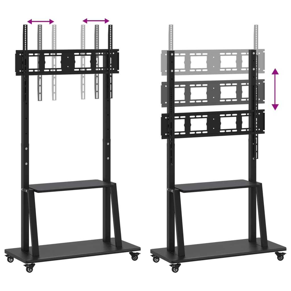 8721012476103_g_en_hd_4 vidaXL TV Stand on Wheels 32-90 Inch Screen Max VESA 800x600 mm 100kg - Image 6