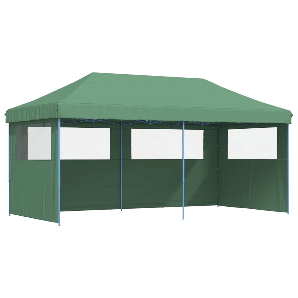 8721012491472_a_en_hd_1 vidaXL Foldable Party Tent Pop-Up with 3 Sidewalls Green - Image 2