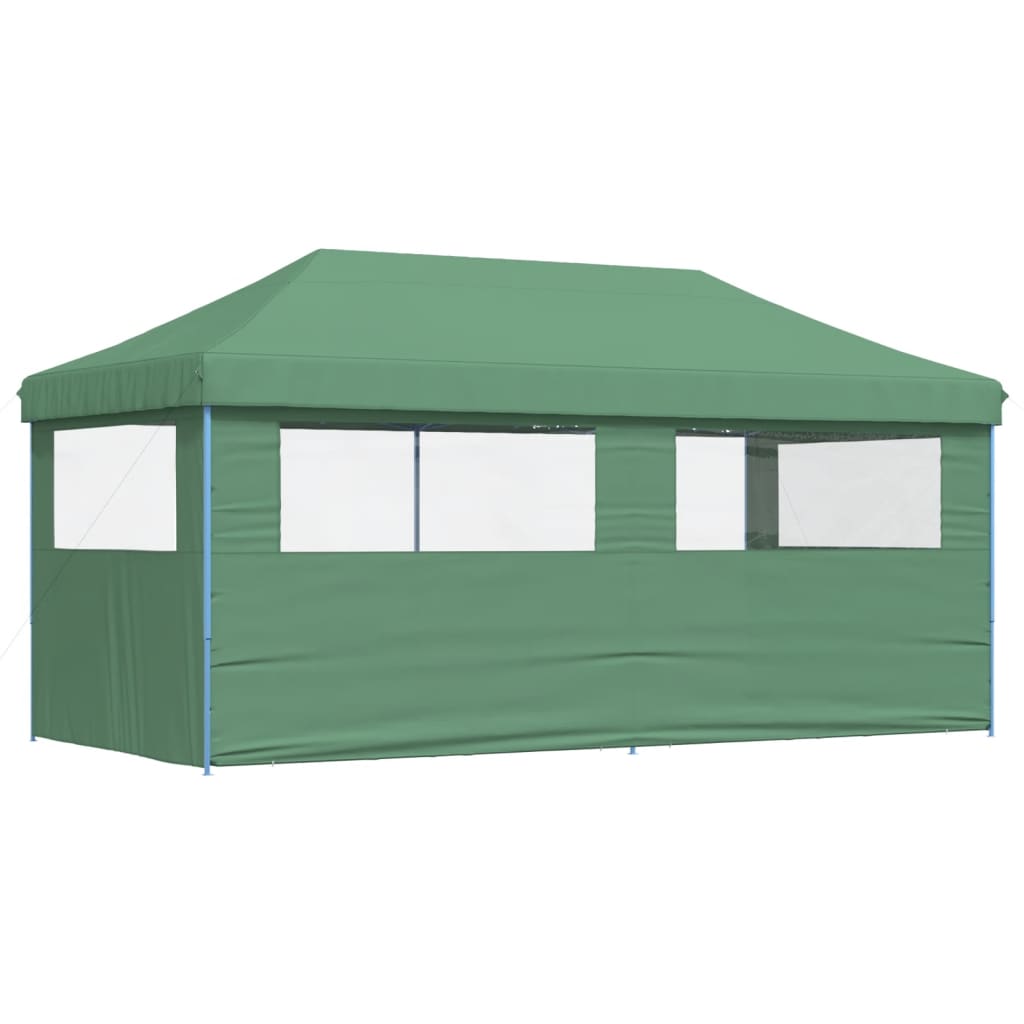 8721012491472_g_en_hd_3 vidaXL Foldable Party Tent Pop-Up with 3 Sidewalls Green - Image 5
