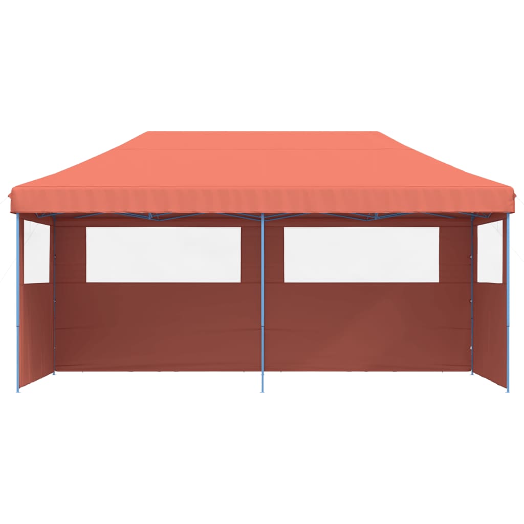 8721012491526_g_en_hd_1 vidaXL Foldable Party Tent Pop-Up with 3 Sidewalls Terracotta - Image 3