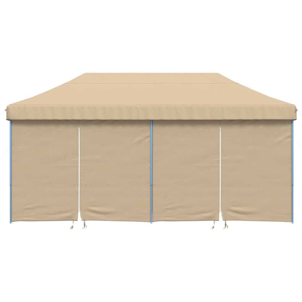 8721012491540_g_en_hd_1 vidaXL Foldable Party Tent Pop-Up with 4 Sidewalls Beige - Image 3