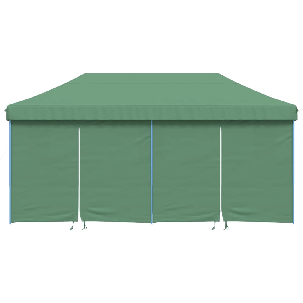 8721012491557_g_en_hd_1 vidaXL Foldable Party Tent Pop-Up with 4 Sidewalls Green - Image 3