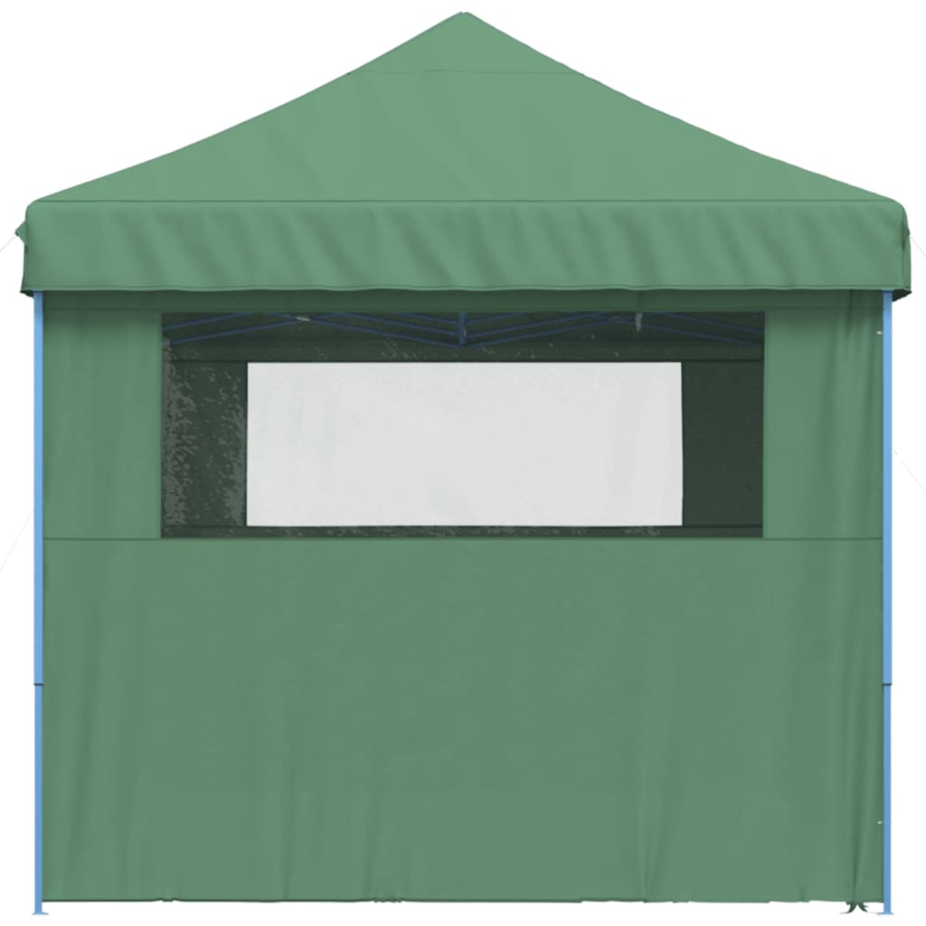 8721012491557_g_en_hd_2 vidaXL Foldable Party Tent Pop-Up with 4 Sidewalls Green - Image 4