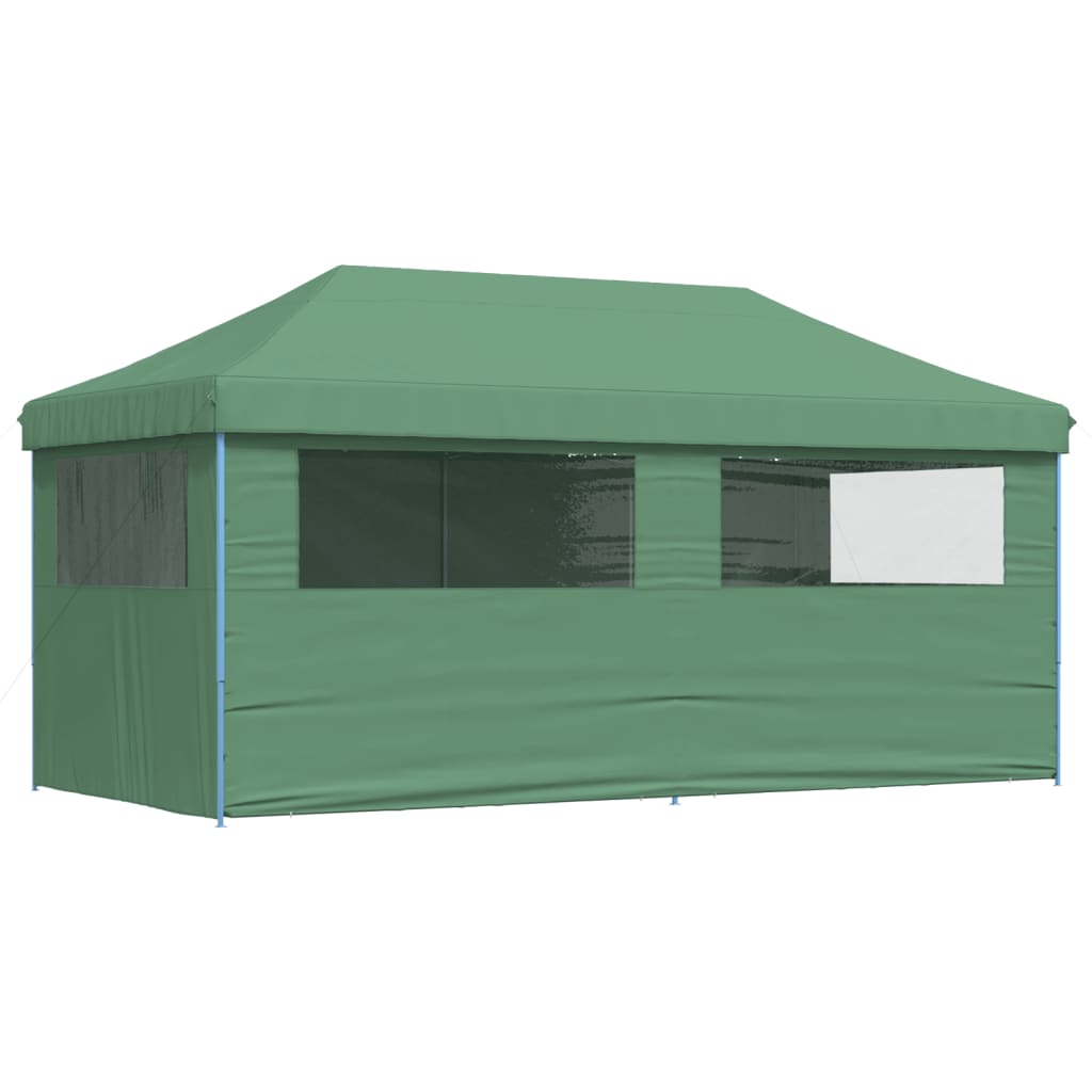 8721012491557_g_en_hd_3 vidaXL Foldable Party Tent Pop-Up with 4 Sidewalls Green - Image 5