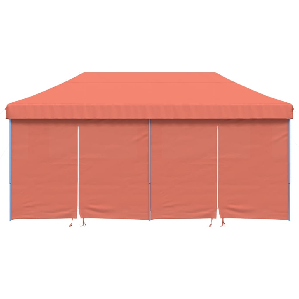 8721012491601_g_en_hd_1 vidaXL Foldable Party Tent Pop-Up with 4 Sidewalls Terracotta - Image 3