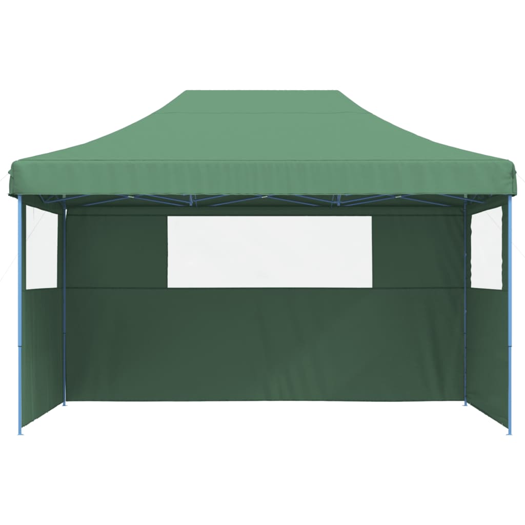 8721012491717_g_en_hd_1 vidaXL Foldable Party Tent Pop-Up with 3 Sidewalls Green - Image 3