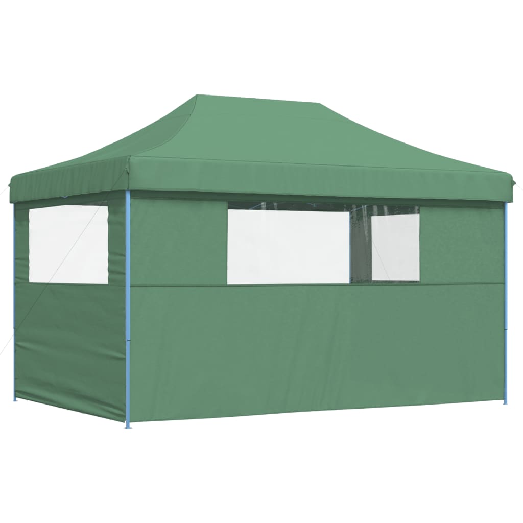 8721012491717_g_en_hd_3 vidaXL Foldable Party Tent Pop-Up with 3 Sidewalls Green - Image 5
