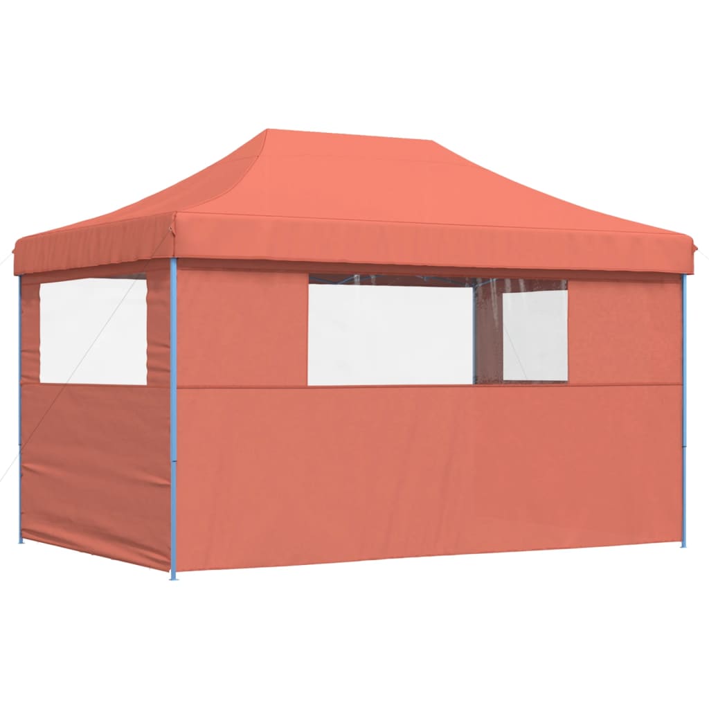 8721012491762_g_en_hd_3 vidaXL Foldable Party Tent Pop-Up with 3 Sidewalls Terracotta - Image 5