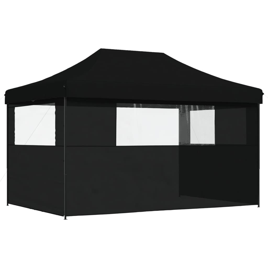 8721012491779_g_en_hd_3 vidaXL Foldable Party Tent Pop-Up with 3 Sidewalls Black - Image 5
