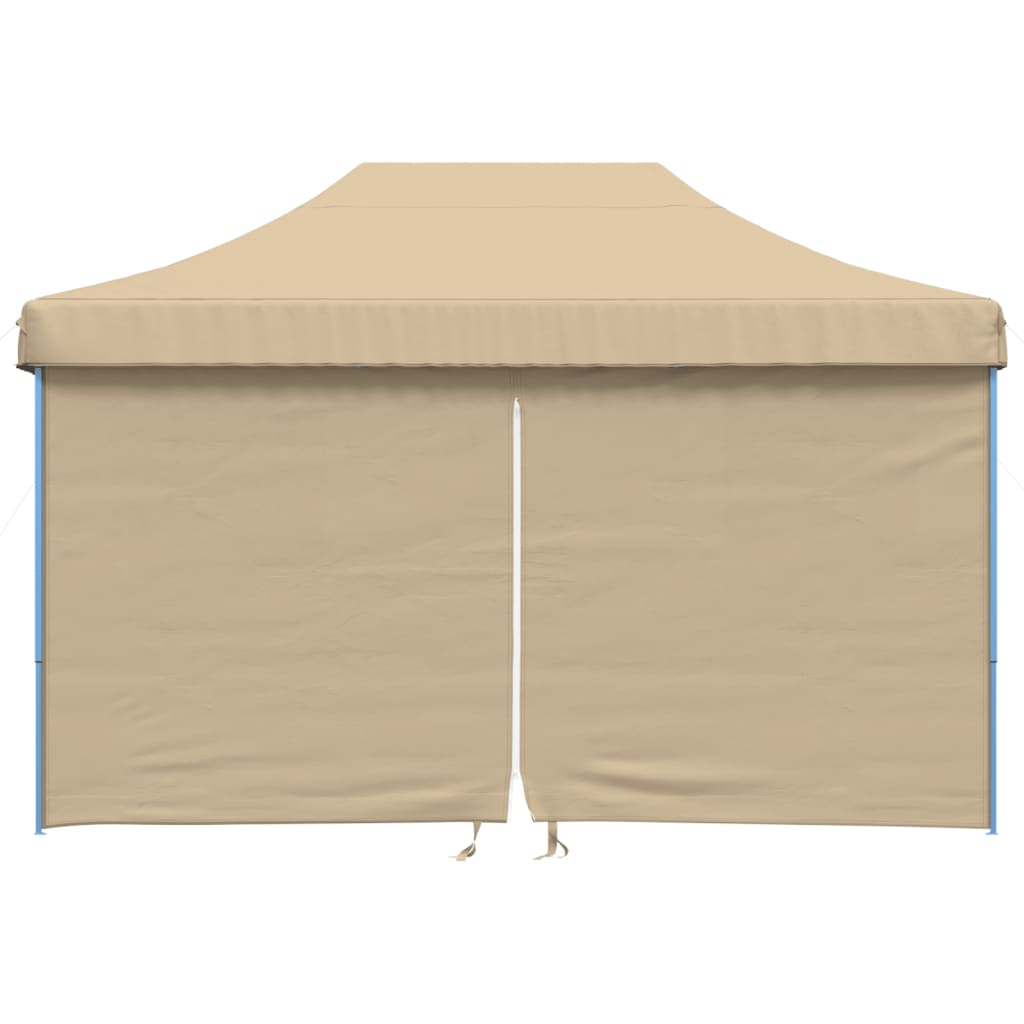8721012491786_g_en_hd_1 vidaXL Foldable Party Tent Pop-Up with 4 Sidewalls Beige - Image 3