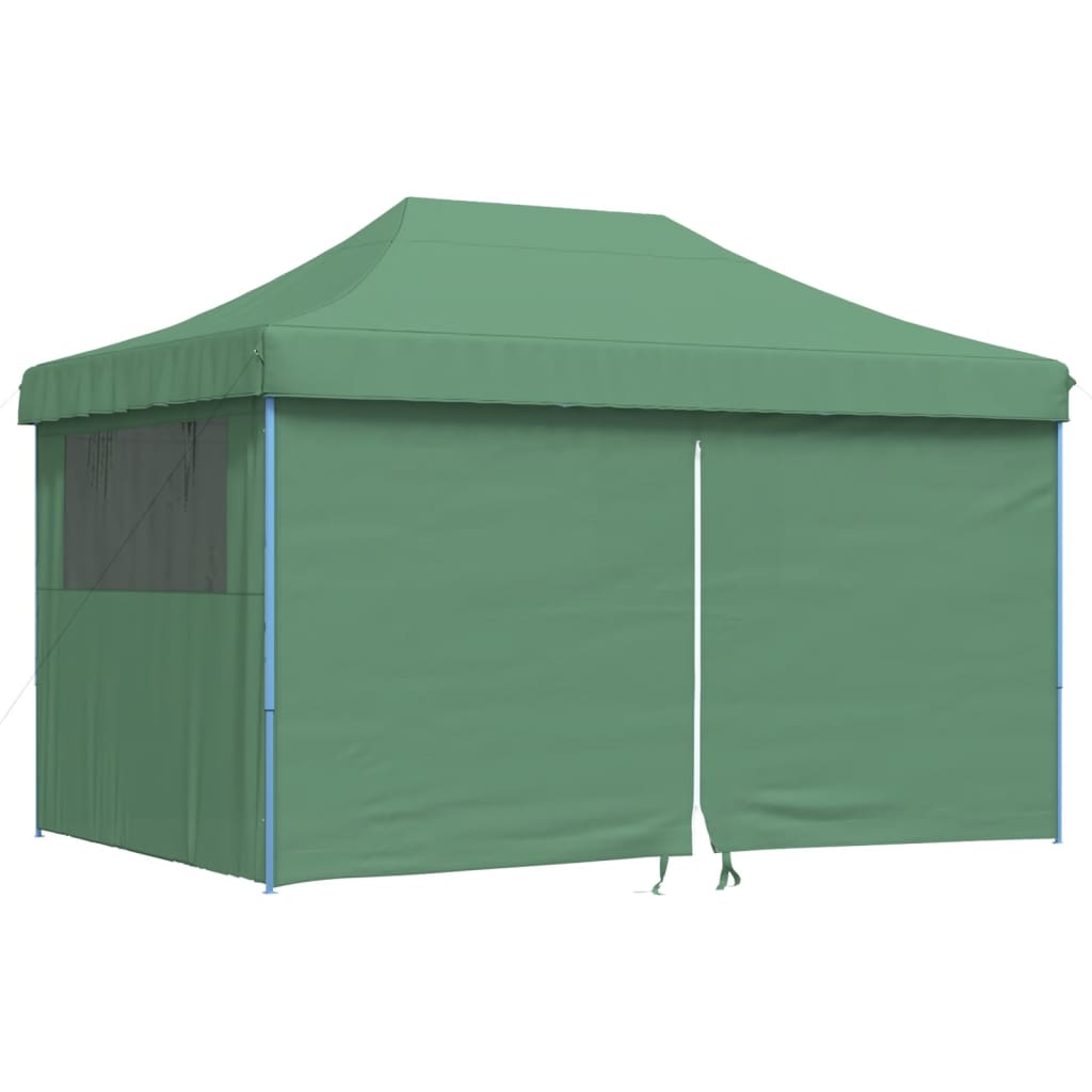 8721012491793_a_en_hd_1 vidaXL Foldable Party Tent Pop-Up with 4 Sidewalls Green - Image 2